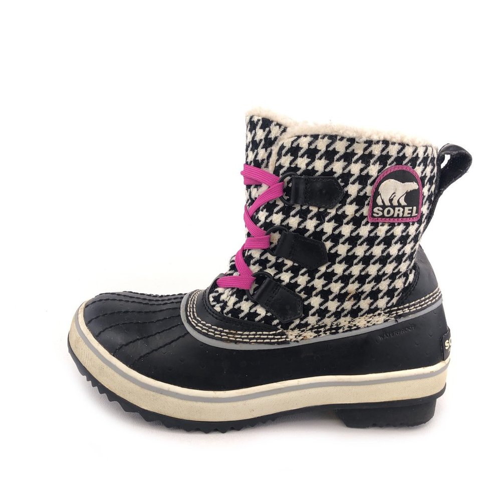 Sorel Tivoli Houndstooth Winter Snow Boots 7